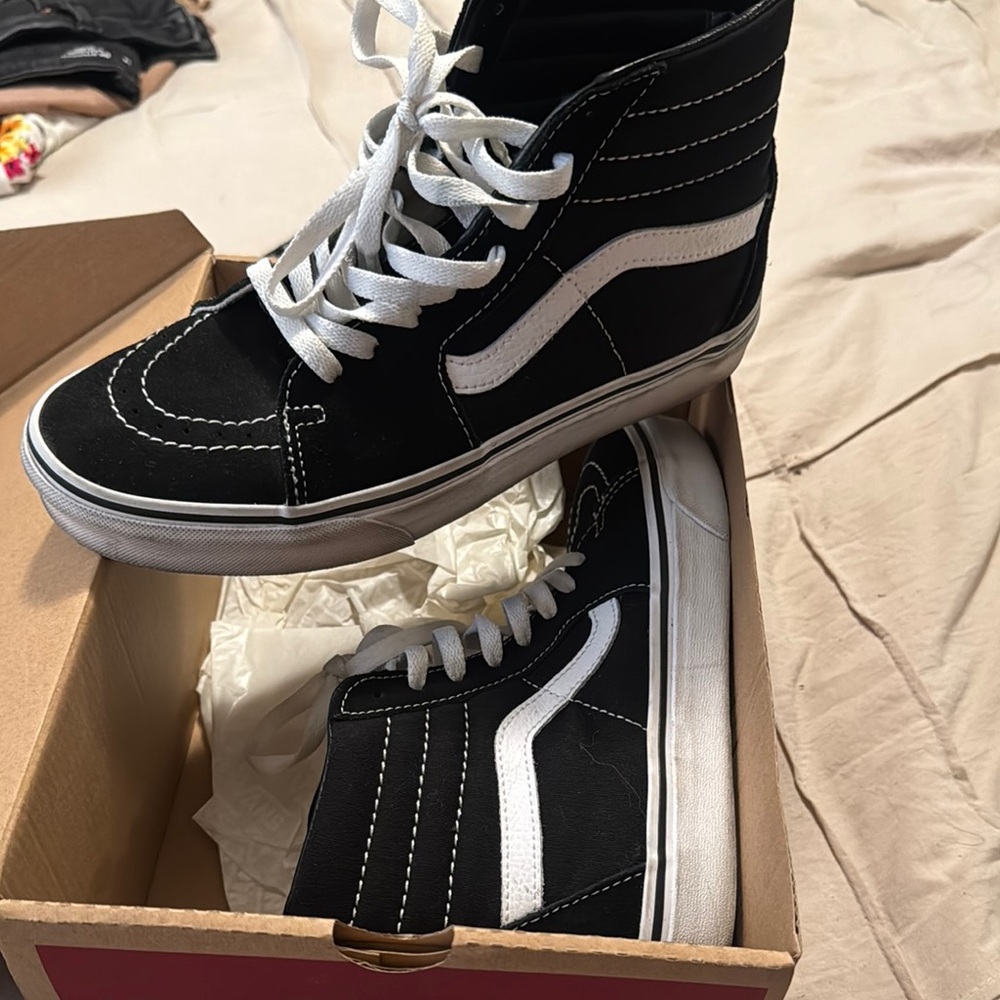 Vans Classic Black and White High-Tops